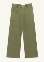 F&E Limerick Wrap Pocket Pant Olive