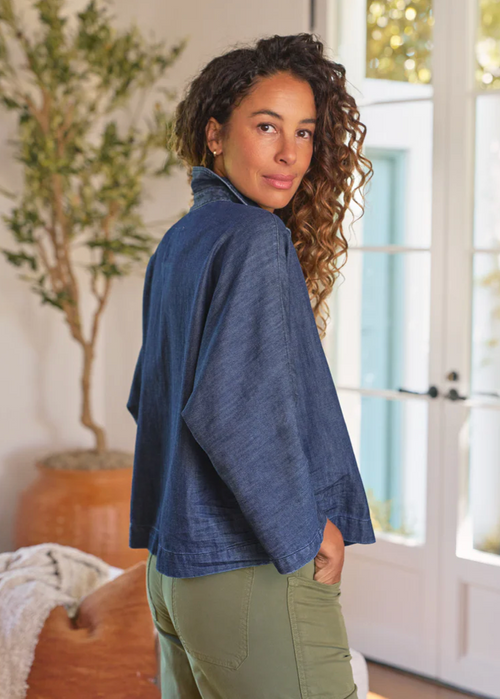 F&E Gabi Popover Vinage Dark Wash
