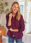 F&E Eileen Red & Blue Plaid