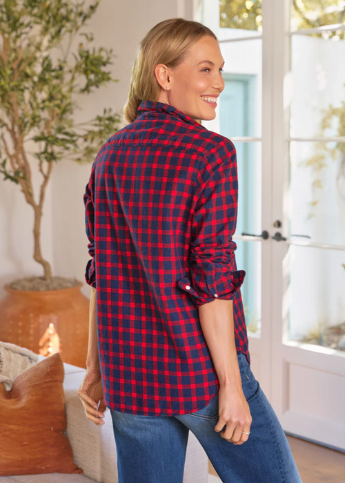 F&E Eileen Red & Blue Plaid