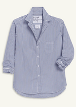 F&E Eileen White and Navy Stripe