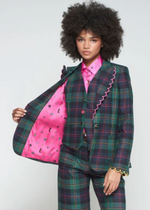 Vilagallo Hillary Tartan Blazer