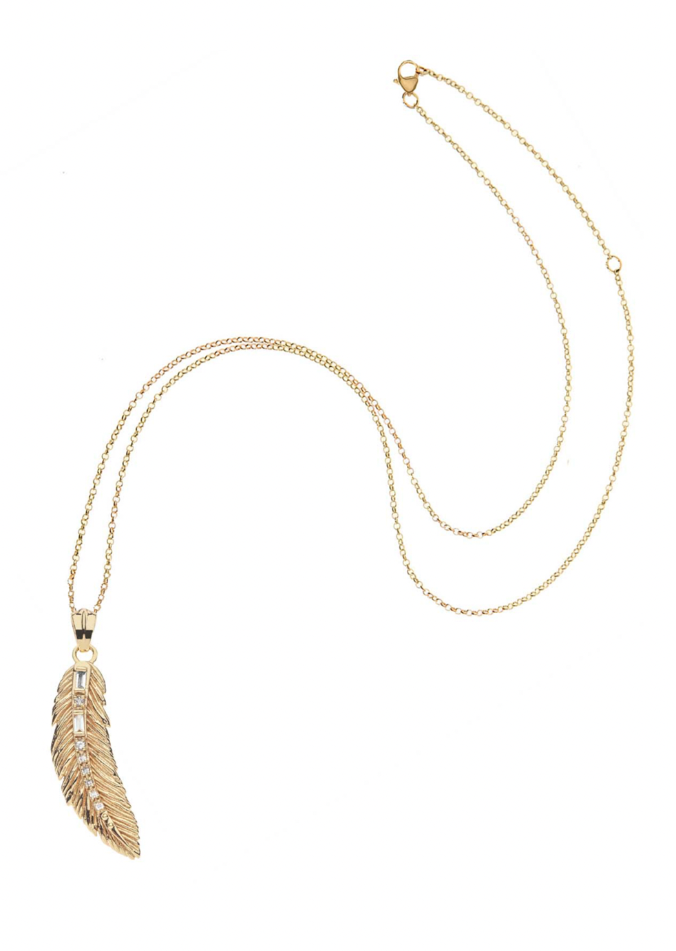 Jane Win Lucky Feather Pendant – OMO Jewels & Gifts