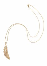 Jane Win Lucky Feather Pendant
