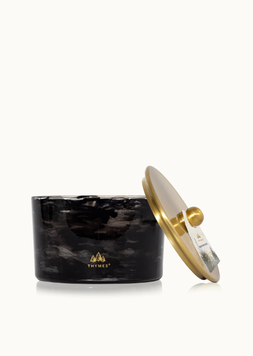 Thymes Noir Woods 3-Wick Poured Candle