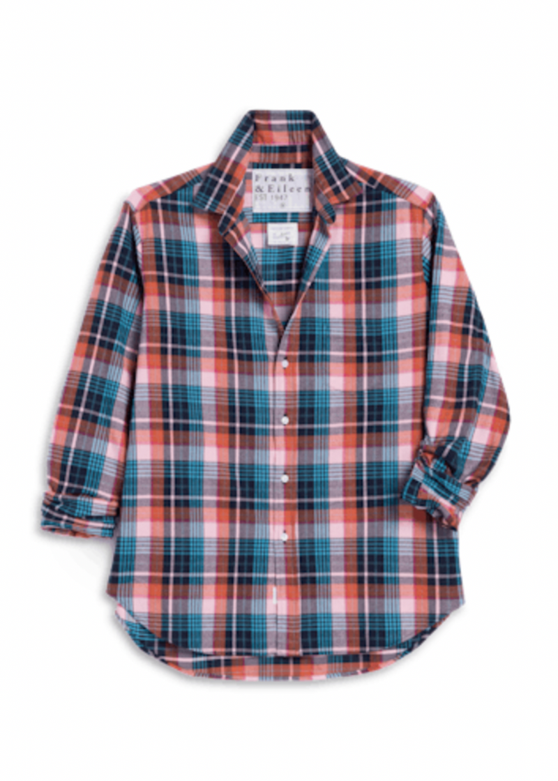 F&E Eileen Pink & Turquoise Plaid