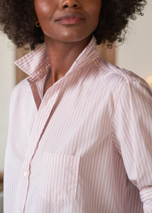 F&E Eileen Pink & White Multi Stripe