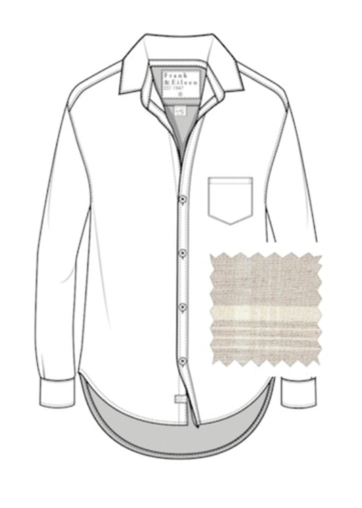 F&E Eileen Camel & Cream Plaid