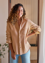 F&E Eileen Triple Fleece Camel