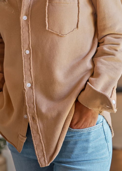 F&E Eileen Triple Fleece Camel