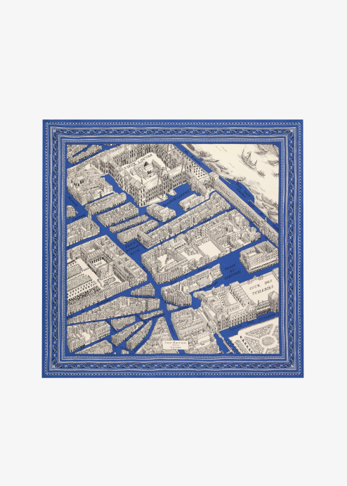 Inoui Carre 100 Louvre Square Blue