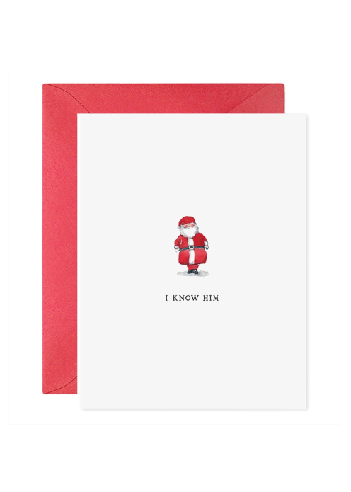 I Know Him Christmas Card