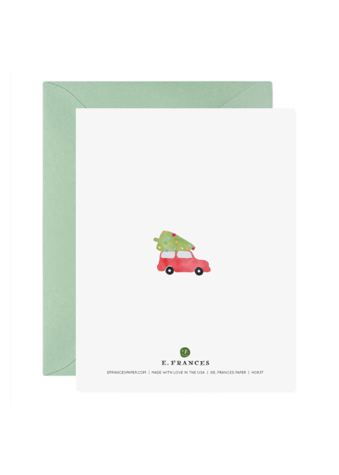 Fa La La La La Trees Christmas Card