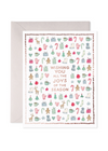 Merry Motif Holiday Greeting Card