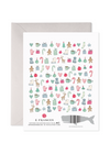 Merry Motif Holiday Greeting Card