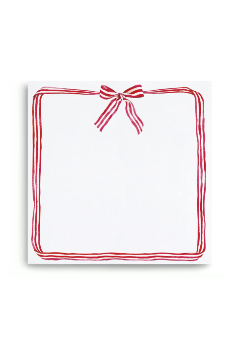 Red Ribbon Candy Chunky Notepad