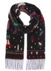Christmas Kitsch Scarf Navy