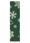 Snowflakes Scarf Green