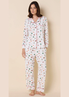 Vintage Christmas Pima Knit Long-Sleeved Pajamas