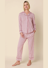 Holiday Stripe Pima Knit Long-Sleeved Pajamas