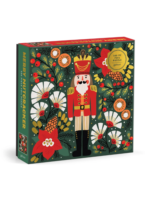 Merry Nutcracker 500 Piece Foil Puzzle