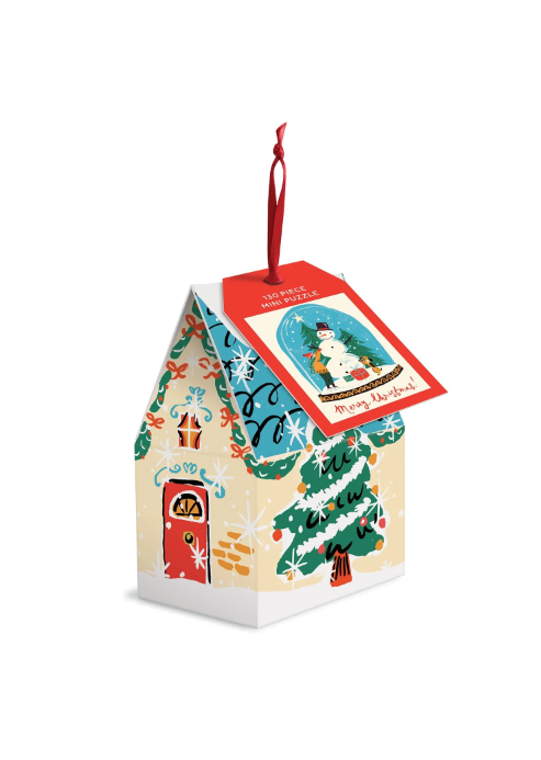 Snow Globe 130 Piece Puzzle Ornament