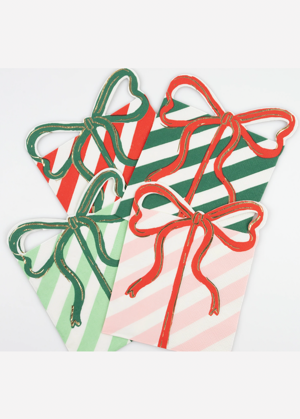 Present with Bow Napkins