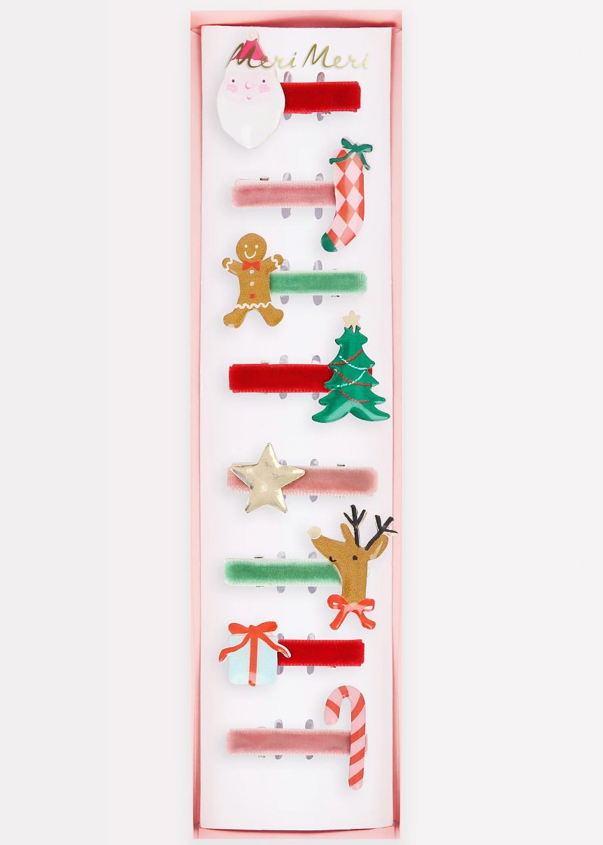 Jolly Christmas Hair Clips