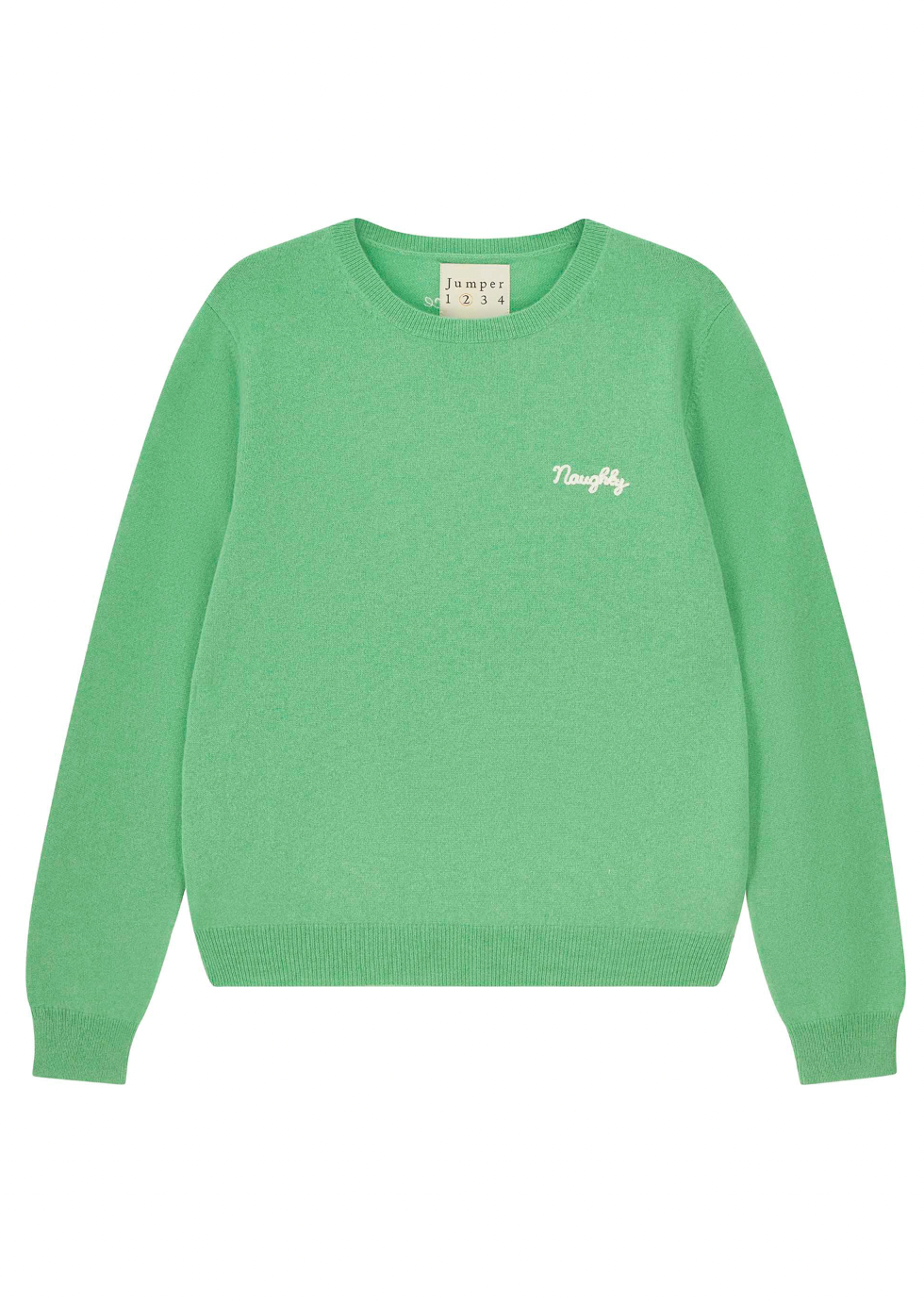Jumper 1234 Cashmere Naughty Crew Green