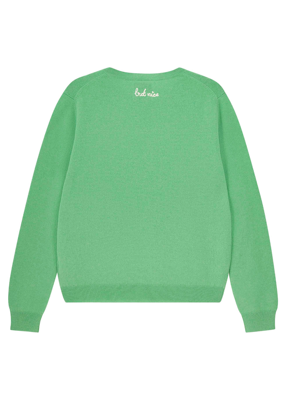 Jumper 1234 Cashmere Naughty Crew Green
