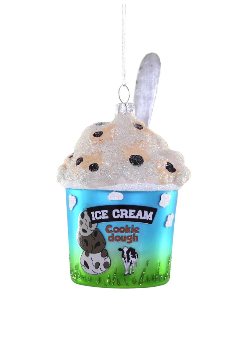 Cookie Dough Pint Ornament