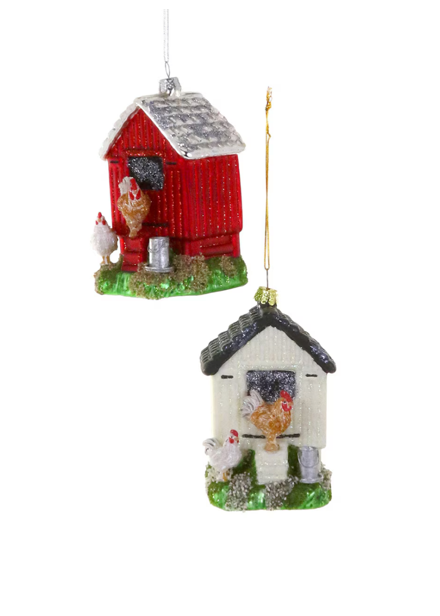 Chicken Coop Ornament Ast