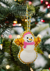 Snowman Needlepoint Ornament