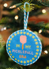 Pickleball Era Needlepoint Ornament