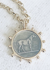 Horse Coin Necklace