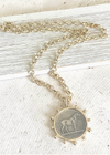 Horse Coin Necklace