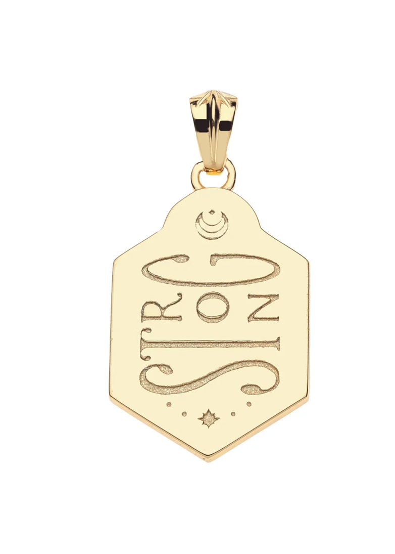 Jane Win STRONG Shield Pendant