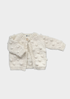 Cream Popcorn Baby Cardigan