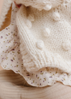 Cream Popcorn Baby Cardigan