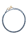 Jane Win Diamond Cut Double Wrap Beaded Necklace in Kyanite