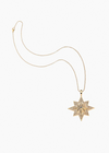 Jane Win LUCKY Wish Upon A Star Embellished Pendant Necklace