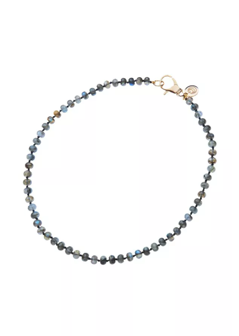 Jane Win Labradorite Natural Beaded Necklace
