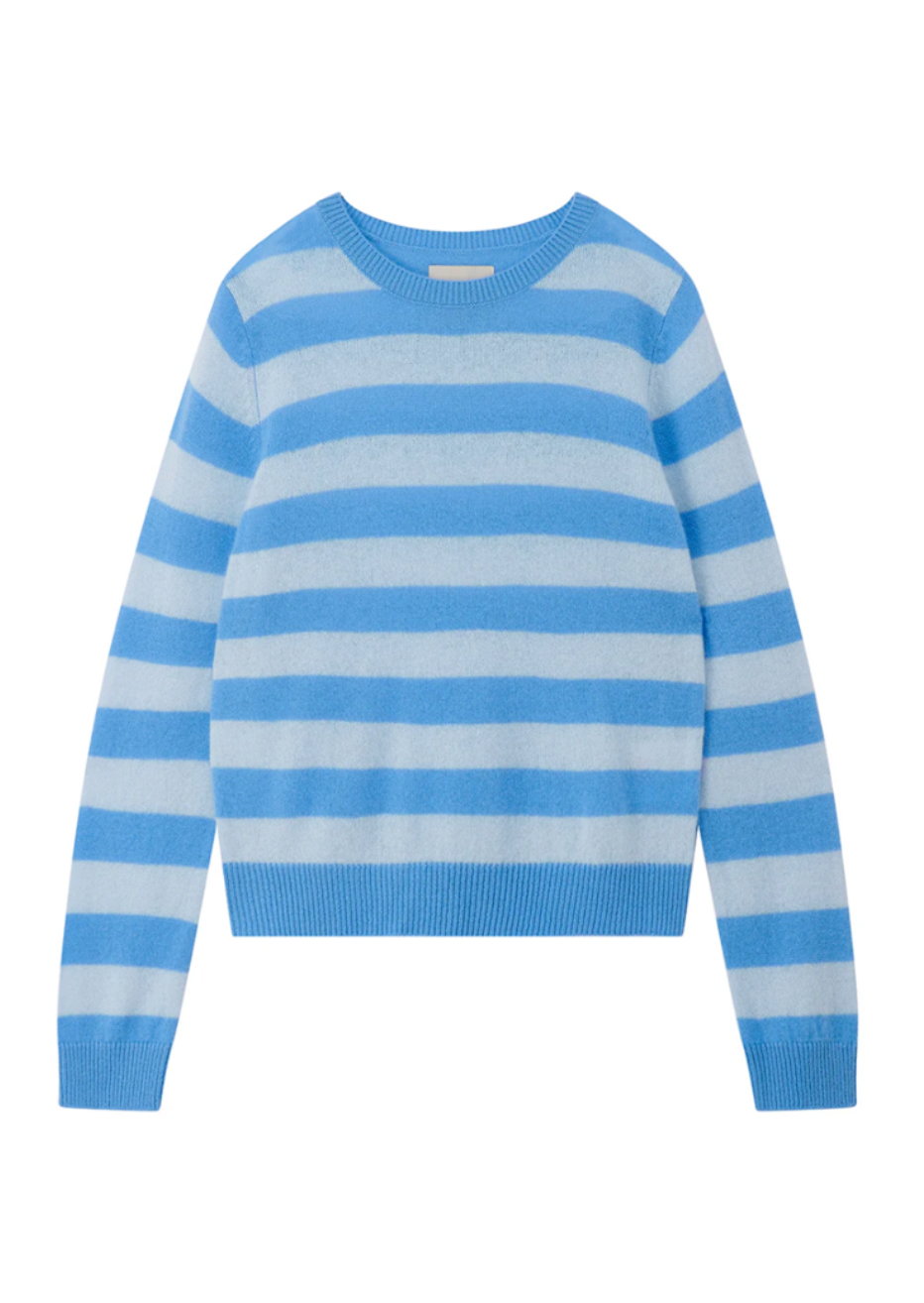 Jumper1234 Blue Stripe Crew