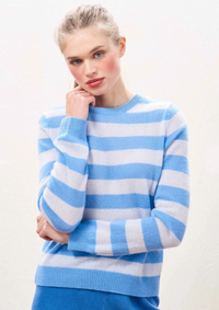 Jumper1234 Blue Stripe Crew
