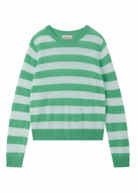 Jumper1234 Green Stripe Crew