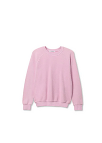 perfectwhitetee Ziggy Fleece Sugar Pink Crew