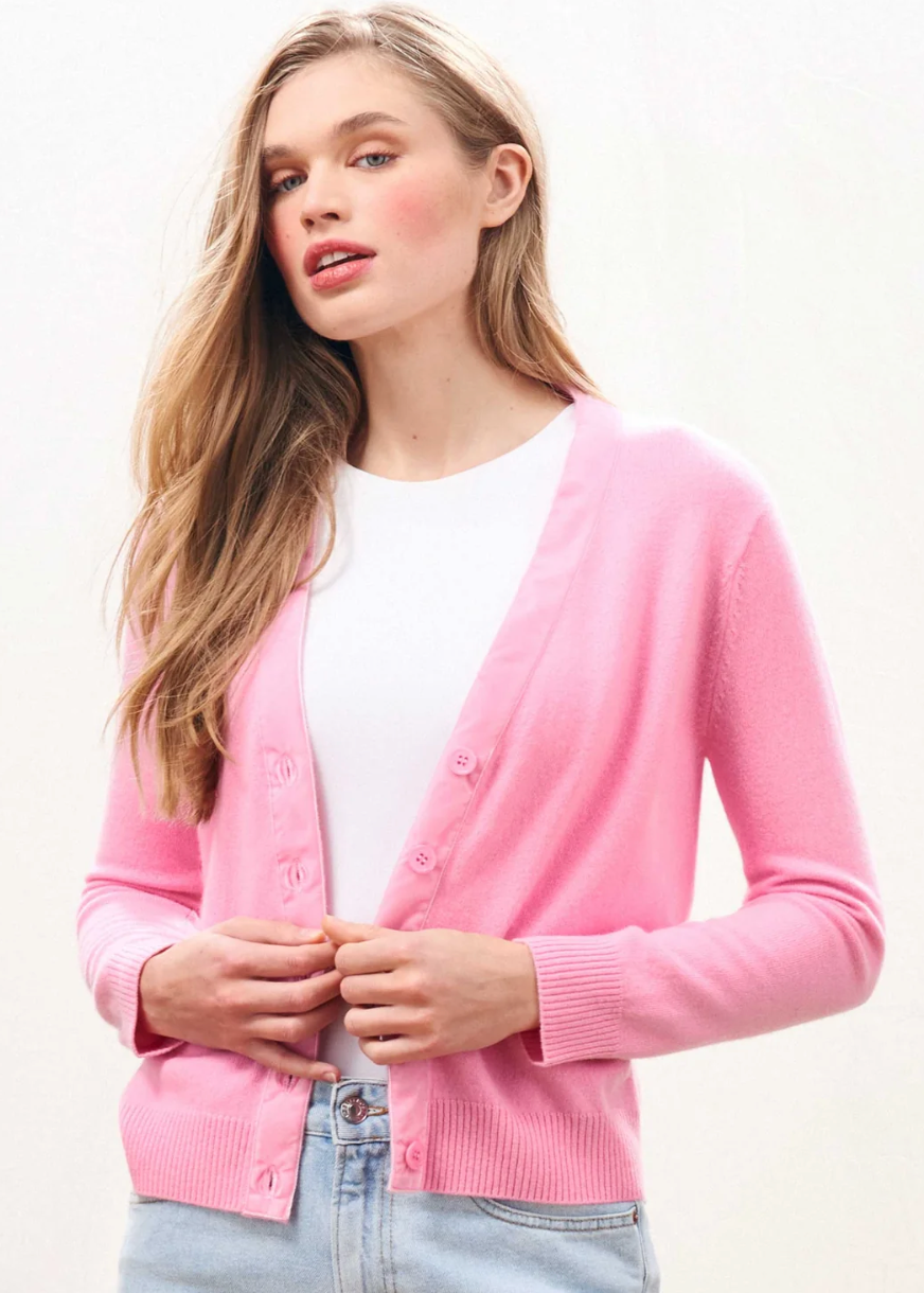 Jumper1234 Velvet Merino Cardigan