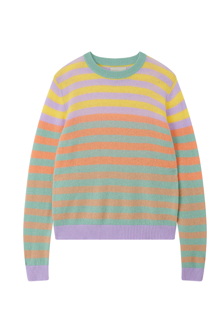 Jumper1234 Contrast Stripe Crew
