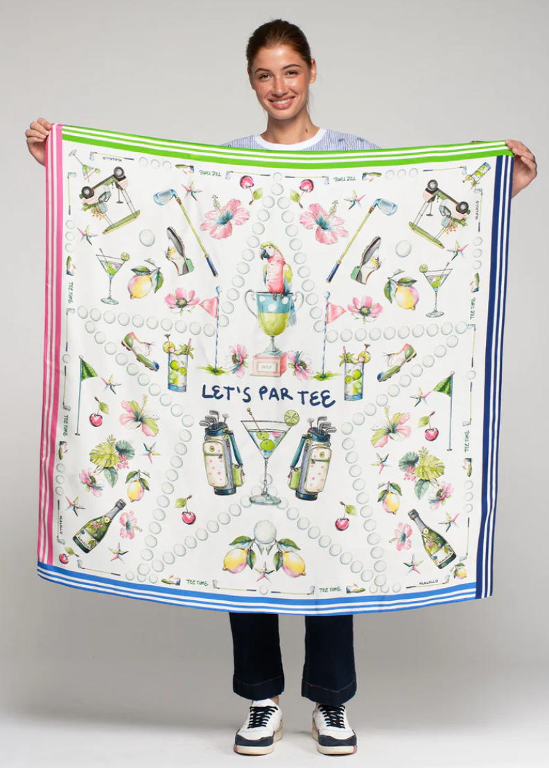 Vilagallo Silk Golf Scarf