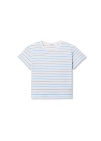 perfectwhitetee Everett Stripe Tee Powder Blue